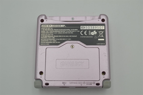 Gameboy Advance SP - Model AGS-101 - Pearl Pink - Konsol - SNR XEH50389507 (B Grade) (Genbrug)